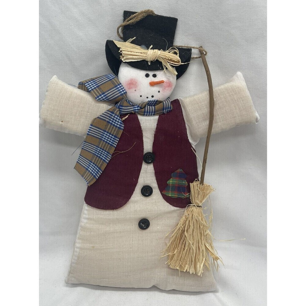 SNOWMAN Wall Hanging Sewing Pattern Handmade 11” Decoration